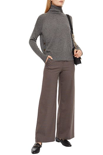 AUTUMN CASHMERE Donegal cashmere turtleneck sweater