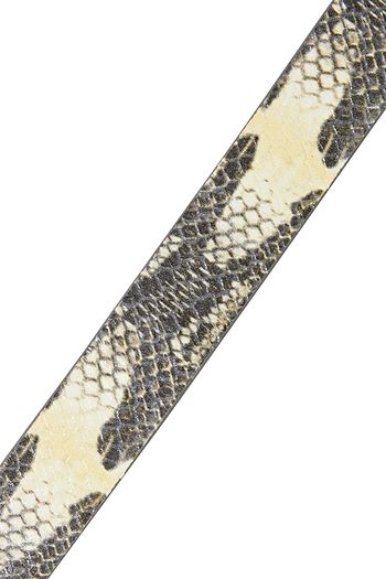 REJINA PYO Infinity snake-effect leather belt