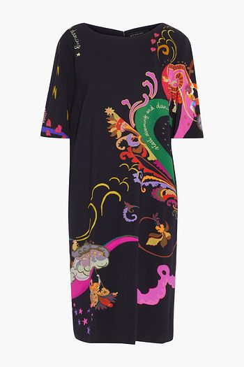 ETRO Printed crepe dress