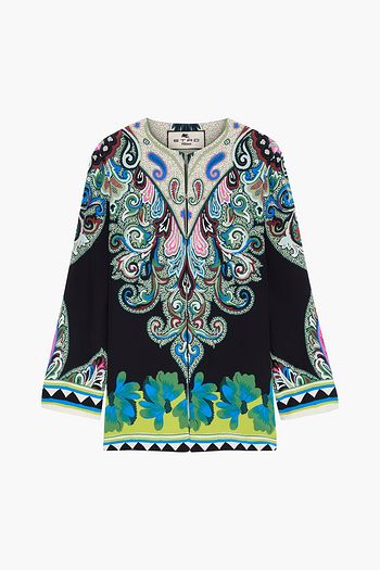 ETRO Printed silk blouse