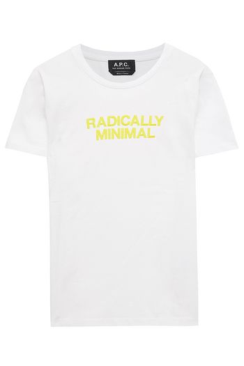 A.P.C. Embroidered cotton-jersey T-shirt