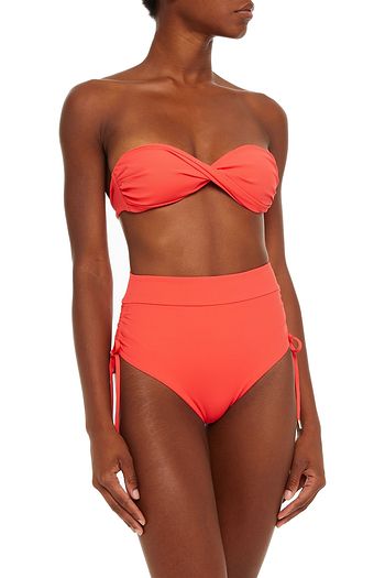 MELISSA ODABASH Thailand twist-front bandeau bikini top