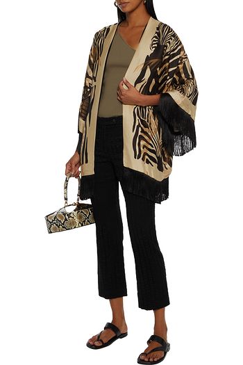 ETRO Cropped cotton-blend guipure lace slim-leg pants