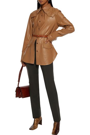 ETRO Wool-blend crepe slim-leg pants