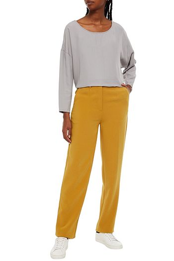 AMERICAN VINTAGE Crepe slim-leg pants