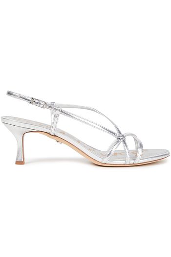 SAM EDELMAN Metallic leather sandals