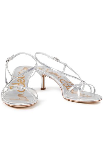 SAM EDELMAN Metallic leather sandals