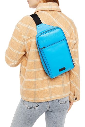 FURLA Ulisse pebbled-leather backpack
