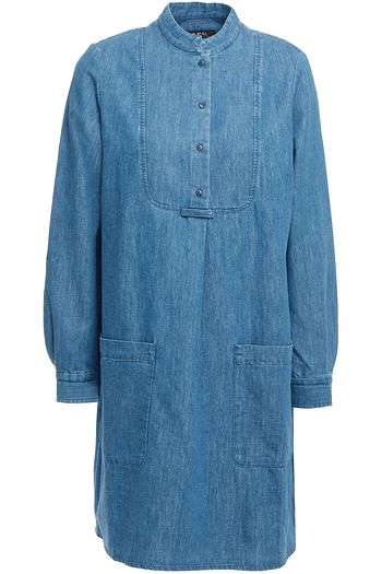 A.P.C. Denim mini shirt dress