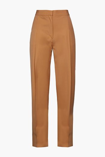 VICTORIA, VICTORIA BECKHAM Twill tapered pants
