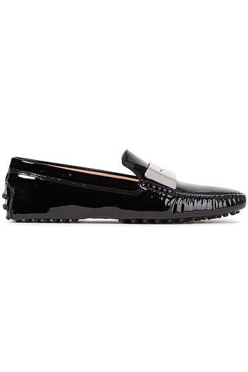 TOD'S Gommino Loafers aus Lackleder mit Verzierung
