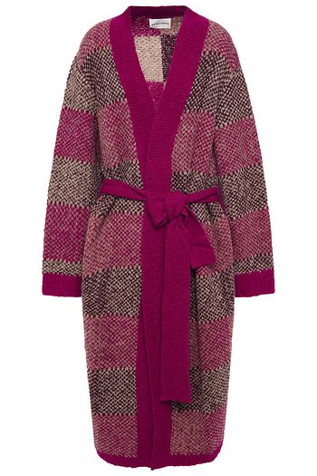 ANTIK BATIK Arthur belted jacquard-knit alpaca-blend cardigan