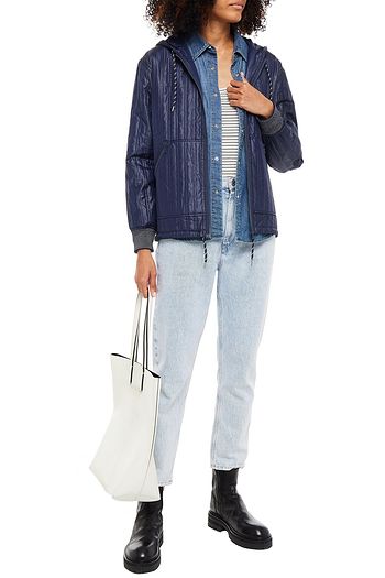 A.P.C. Quilted shell hooded jacket