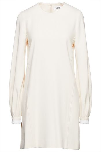 VICTORIA, VICTORIA BECKHAM Crepe mini dress