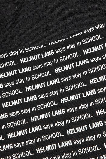 HELMUT LANG School printed cotton-jersey face mask