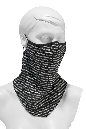 HELMUT LANG School printed cotton-jersey face mask
