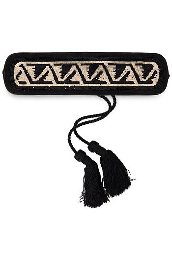 ETRO Tasseled embellished leather belt