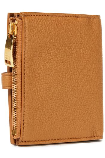 BOTTEGA VENETA Pebbled-leather wallet