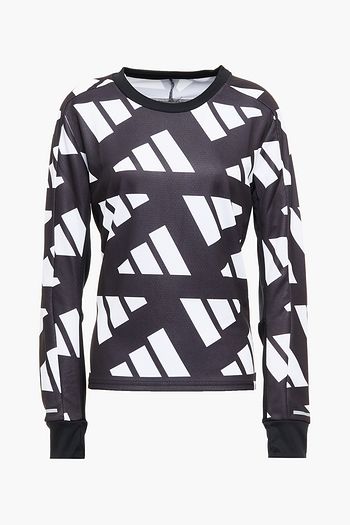 ADIDAS Printed stretch sweatshirt