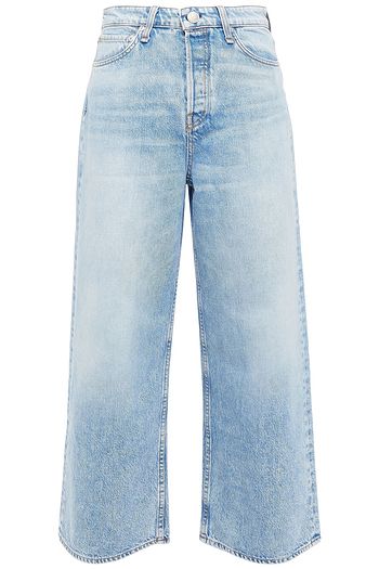 RAG & BONE Maya cropped high-rise wide-leg jeans