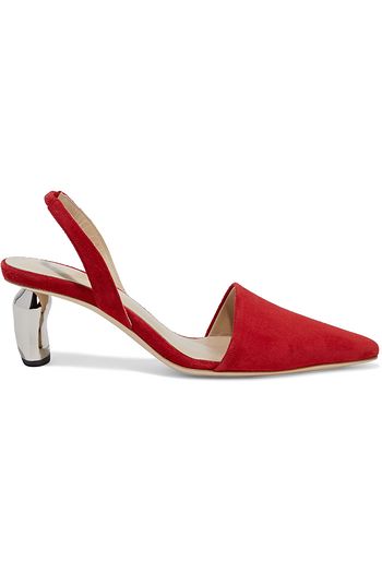 REJINA PYO Connie suede slingback pumps
