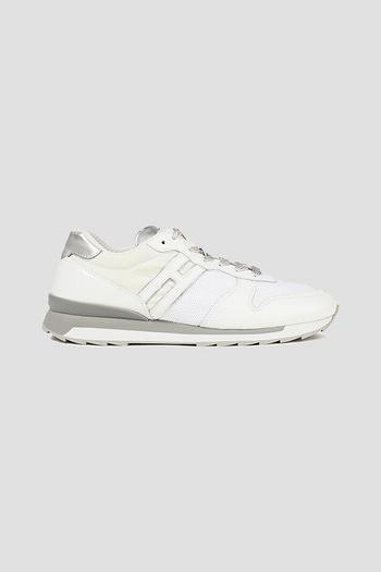 HOGAN Sneakers aus Lacklederimitat und Shell mit Pailletten