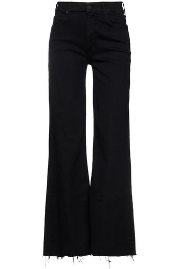 MOTHER Frayed high-rise flared jeans