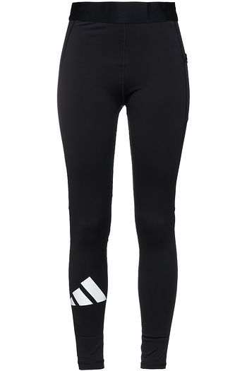 ADIDAS Mesh-paneled printed stretch-jersey leggings