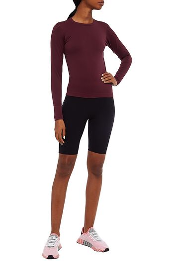 CORDOVA Ribbed stretch-jersey top