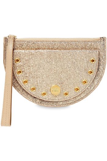 SEE BY CHLOÉ Metallic leather coin purse