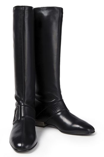 ROGER VIVIER Leather knee boots
