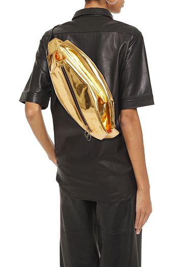 MARQUES' ALMEIDA Metallic leather belt bag