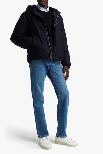 SANDRO Quilted twill down jacket