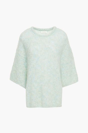 AMERICAN VINTAGE Mélange brushed knitted sweater