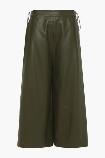 HUISHAN ZHANG Faux leather culottes
