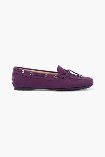 TOD'S Heaven Laccetto nubuck loafers