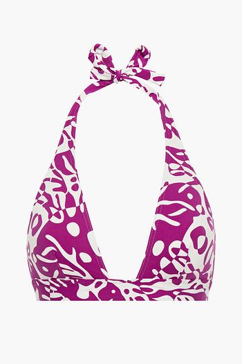 ERES Lobster printed halterneck bikini top