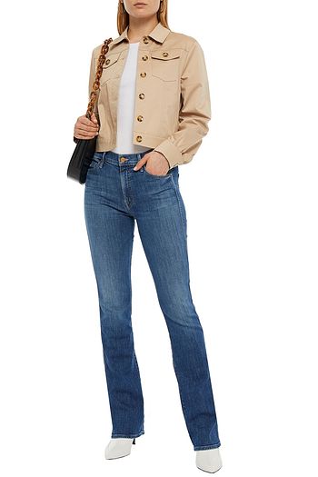 MOTHER High-rise slim-leg jeans