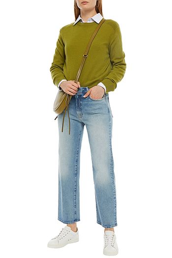 MOTHER The Kick It high-rise straight-leg jeans