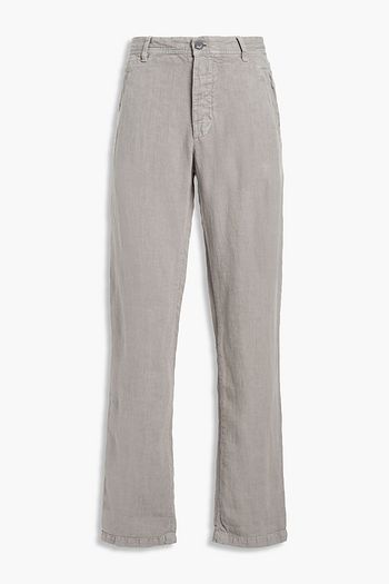JAMES PERSE Slub linen-twill pants