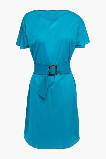 ERES Belted cotton-jersey mini dress