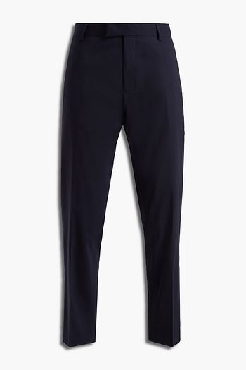 SANDRO Jupiter wool-blend crepe tapered pants