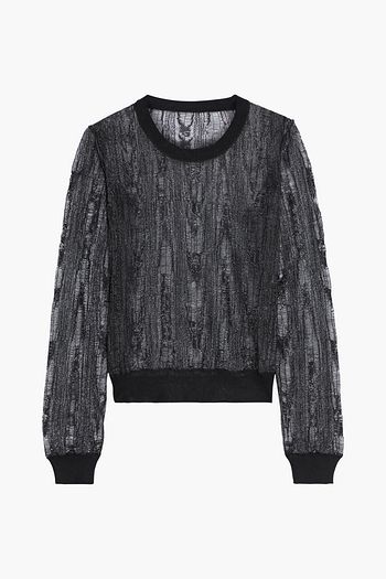 MAISON MARGIELA Distressed open-knit sweater