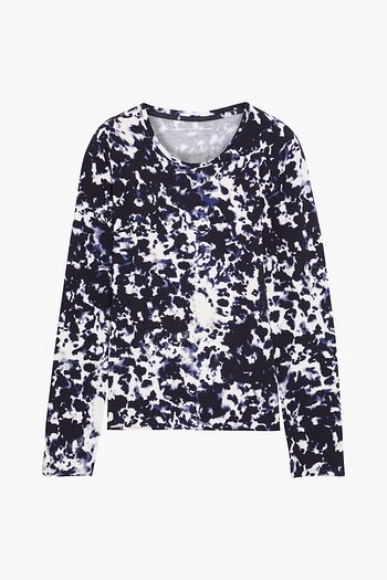 MAJESTIC FILATURES Tie-dyed stretch-fleece top