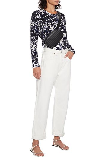 MAJESTIC FILATURES Tie-dyed stretch-fleece top