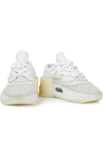 MM6 MAISON MARGIELA Sneakers aus perforiertem Veloursleder, Leder und Shell