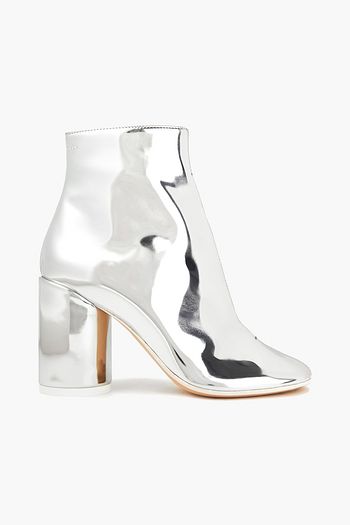 MM6 MAISON MARGIELA Mirrored-leather ankle boots
