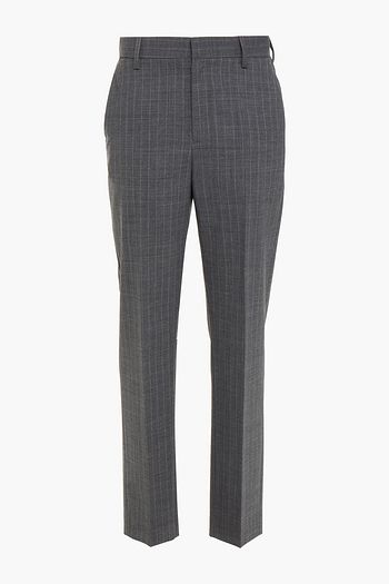 MM6 MAISON MARGIELA Hose mit geradem Bein aus Webstoff mit Nadelstreifen