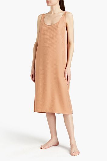 ERES Silk-satin jacquard nightdress