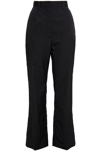 MM6 MAISON MARGIELA Hose mit geradem Bein aus glänzendem Twill in Knitteroptik